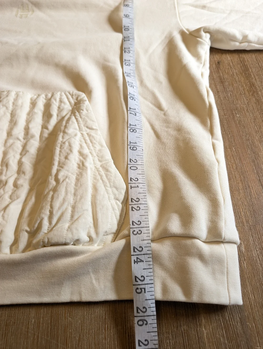 ADIDAS Harden Quilted Basketball French Tery Hoodie In Ivory Size L